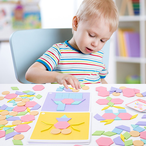Rompecabezas Tangram Juguete Creativa Geométrica 230pzs