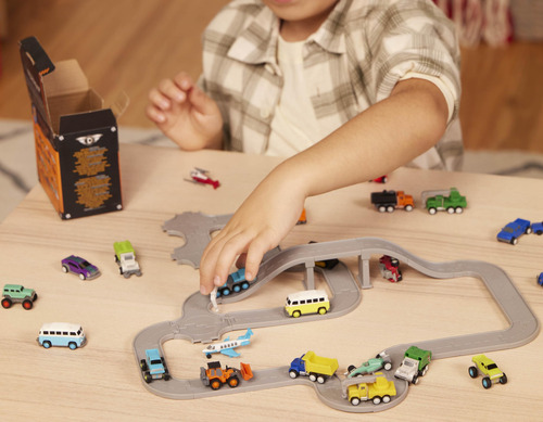 Juego De Coches De Juguete Miniatura Vehículos De Construcci