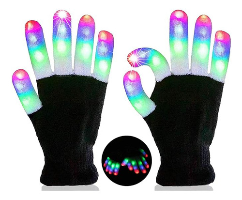 Led Gloves Finger Gloves Flashing Cool Toys Children Boys Gi