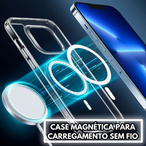 Capinha Case Magnética Magsafe Transp. Para iPhone 15 Plus