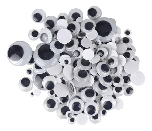 Googly Eyes Wiggle Eyes Movible Negro Para 2000 Piezas 15 Mm