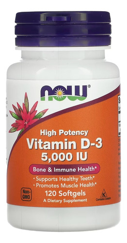 Vitamina D3 5000ui Softgels - Unidad a $467