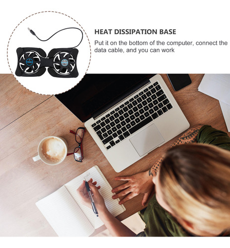 Enfriador Portátil Plegable Para Computadora Portátil Usb, 2