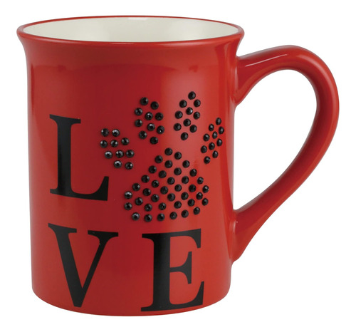 Taza De Imitación Enesco Our Name Is Mud Pet Love Pawprint