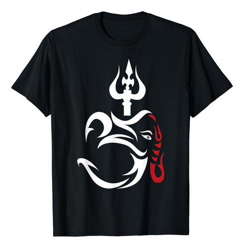 Om-ganesha Y Lord Shiva Divine Trident Trishul Camiseta