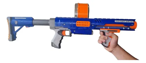 Pistola Nerf N-strike Raider Cs-35 - Diversão Garantida