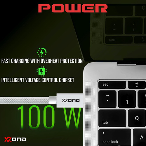 Cable Usb C A C 3.2 Gen 2x2 - Transferencia De Datos De 20 G