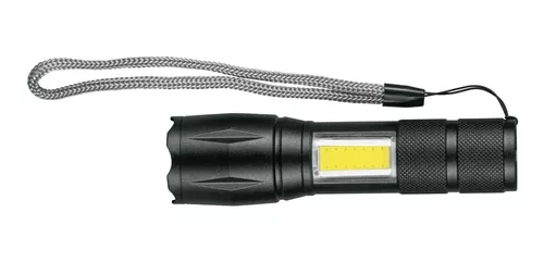 Linterna Led Recargable Aluminio C/luz Lateral Truper 100371