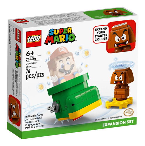 Kit Lego Super Mario Set De Expansion Zapato Goomba 71404