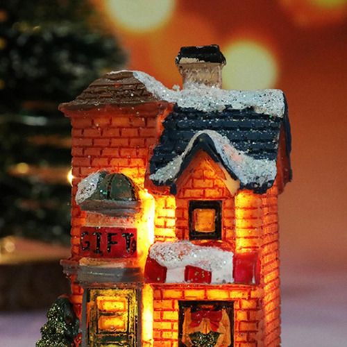 Light Up Christmas Snow House Led Village Dollhouse