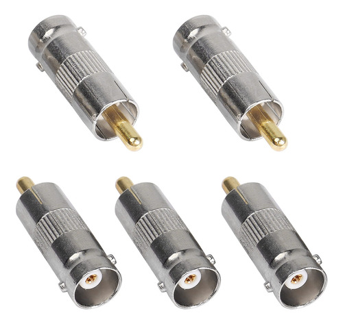 Gelrhonr Adaptador Bnc A Rca, Conector Coaxial Bnc Hembra A