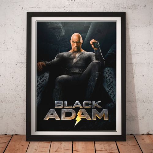 Cuadro Peliculas - Dc Black Adam - Poster Movie - Cine