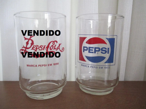 Um Copo De Coleção Pepsi - Logos De 1898 E 1973 A Escolher (Usado)