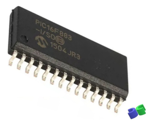 27pç - Pic16f883-i/so Smd Soic-28 - Microchip