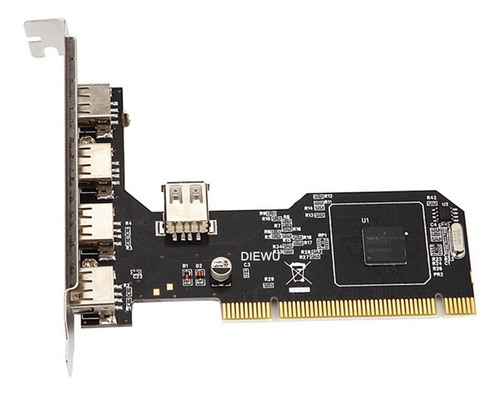 Tarjeta De Expansión Usb2.0 Pci A 5 Usb2.0 Tarjeta Adaptador