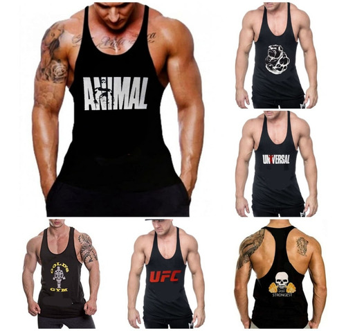 Camisillas Esqueletos Entrenar Gym Hombre Gimnasio