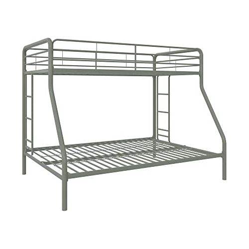 Litera Dhp Dusty Twin Sobre Metal Con Escaleras Aseguradas, 