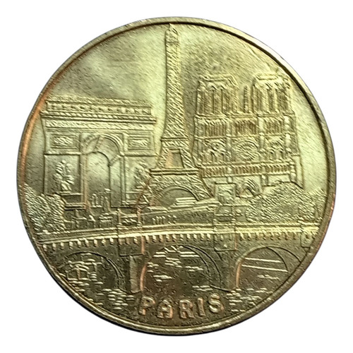 Moneda De Colección - Monumentos De Paris -2015- (Usado)