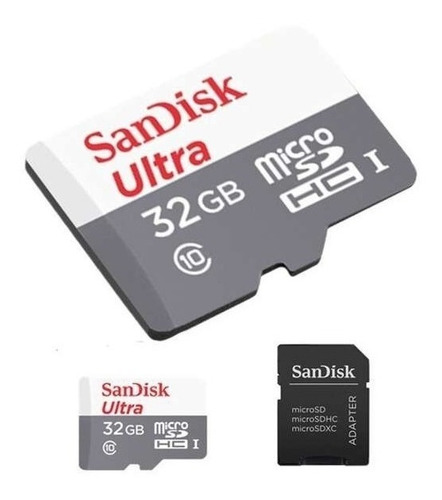 Cartão De Memória Sandisk Sdsquns-032g-gn3ma Ultra Com Adapt