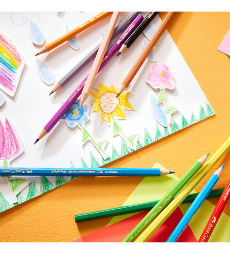 Lapices Escolares De 36 Colores + Sacapunta Faber Castell
