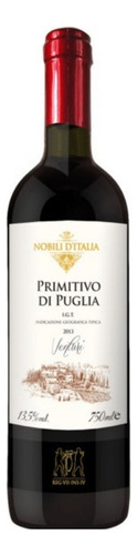 Vinho Nobili D'itália Primitivo Di Puglia 750ml