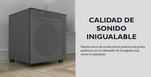 Barra De Sonido 2.1 Klipxtreme Ksb-260/ Usb/bluetooth/ 200w