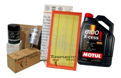 Kit Filtros Aire Aceite Nafta Y Motul 8100 Vw Bora 1.8 Turbo