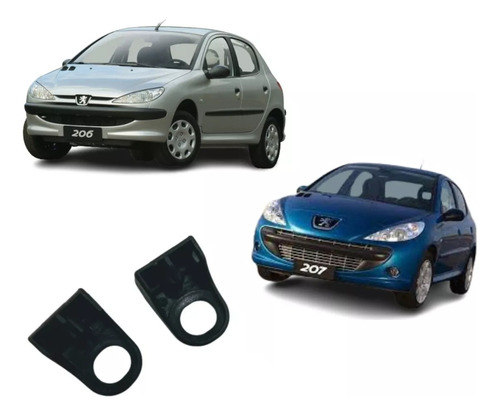 Kit 2 Suporte Radiador Original Peugeot 307 2007 A 2012