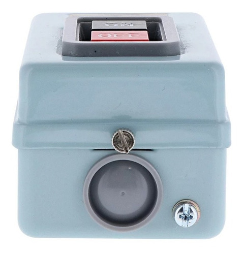 Imagen 3 de 6 de Interruptor Tipo Botonera 30amp Arrancador En Caja Metálica