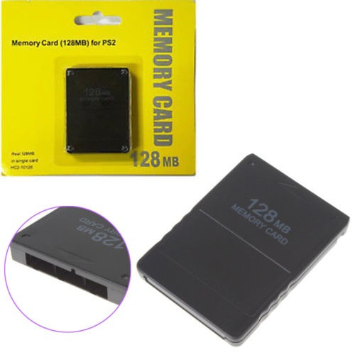 2 X 128mb De Memoria De La Tarjeta - Sony Playstation Ps2 (n