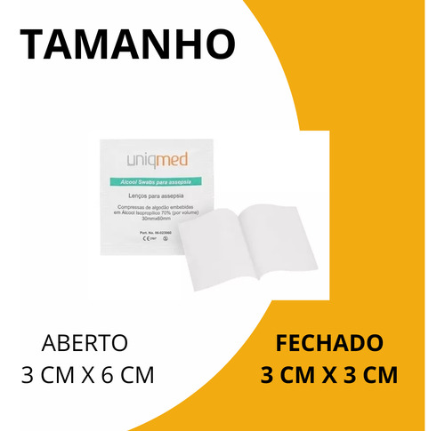Kit 200 Alcool 70% Lenços Umedecidos Assepsia Antibacteria