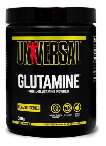 Glutamina Universal U.s.a. 300g - L-glutamina Pura En Polvo 
