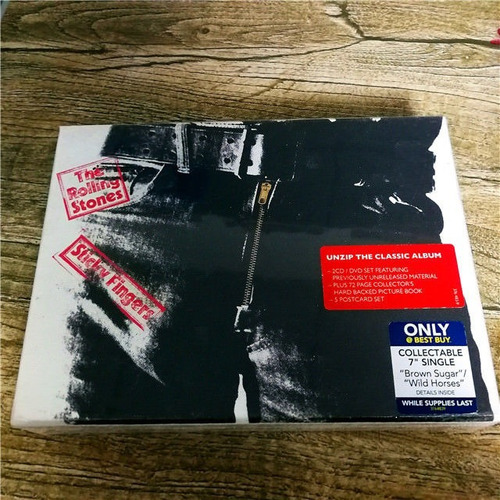 The Rolling Stones Box Set Sticky Finger 2cd+dvd+libro Nuevo