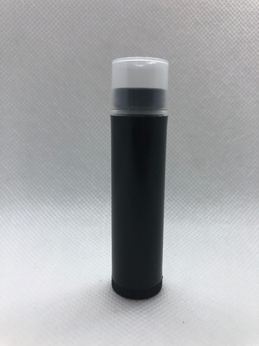 Tubo Envase Balsamo Labial Vacio. 100 Pzs Negro Natural