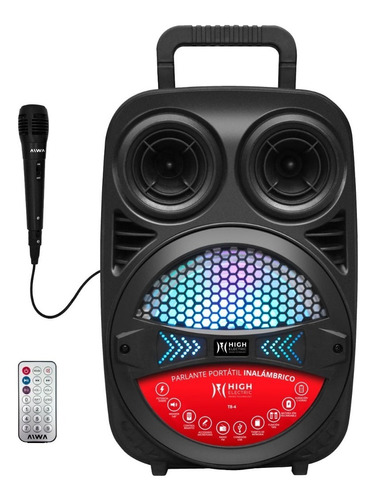 Parlante Portátil 8 Pulgadas Bluetooth Con Micrófono Karaoke