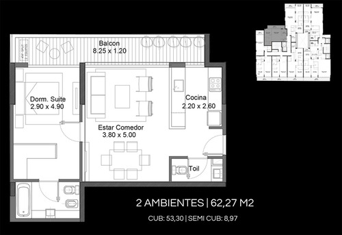 Imagen 4 de 10 de Venta Departamento 2 Ambientes Belgrano R