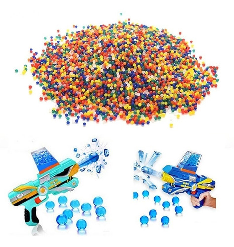 10000 Orbeez Bolas De Hidrogel Municion Para Pistola 7-8 Mm