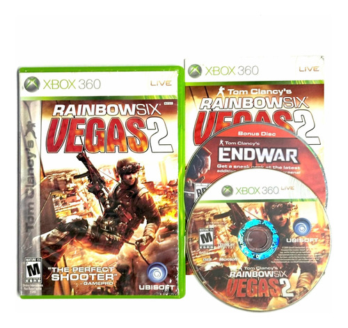 Tom Clancys Rainbow Six Vegas 2 - Físico Original Xbox 360