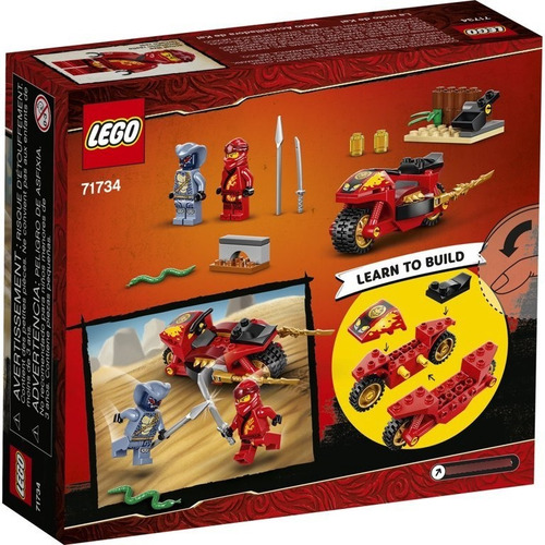 Imagen 2 de 6 de Lego Ninjago - Kai's Blade Cycle - 54 Pcs - 71734 -