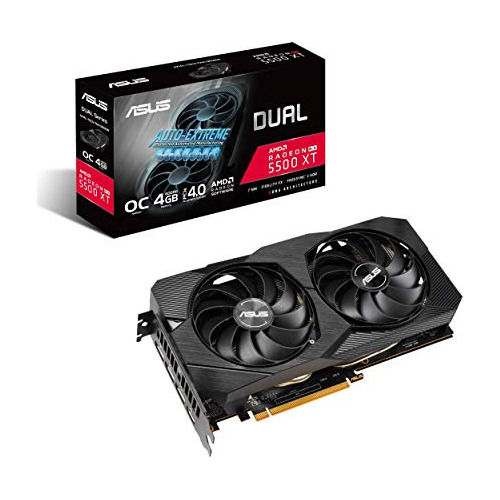 Asus Amd Dual Radeon Rx 5500 Xt Evo Oc Edition Gaming Graphi