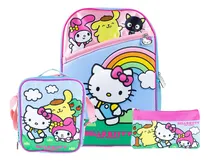 Comprar Scool Ranger Mochila Lonchera Cartuchera Hello Kitty Deluxe Color Multicolor Diseño De La Tela Hello Kitty And Friends