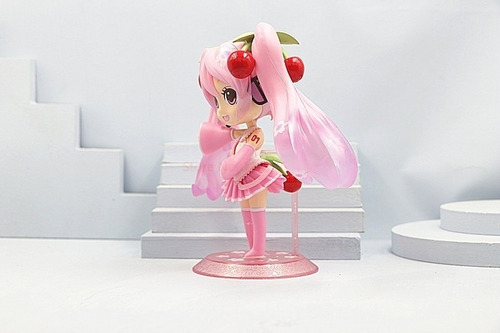 Figura De Sakura Miku Vestido Rosa Hatsune Miku 16 Cm