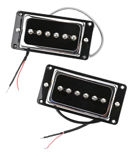 Black Alnico 5 Single Pickup P90 Barra De Jabón Para