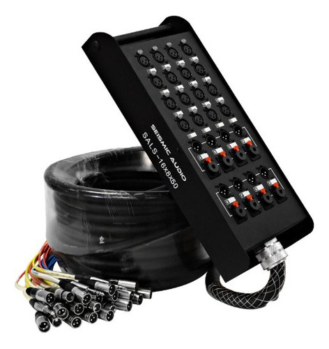 Seismic Audio - Sals-16x8x50 - Cable De Serpiente Xlr Pro St