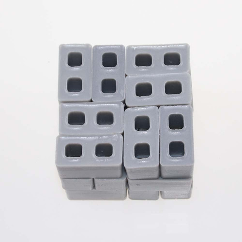 56pcs Mini Cemento Cemento Ladrillos De Pared De Juguete 500 