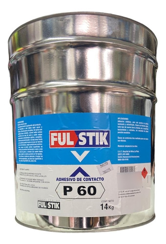 Cemento Adhesivo De Contacto Ful Stik P60 X14 Kg 