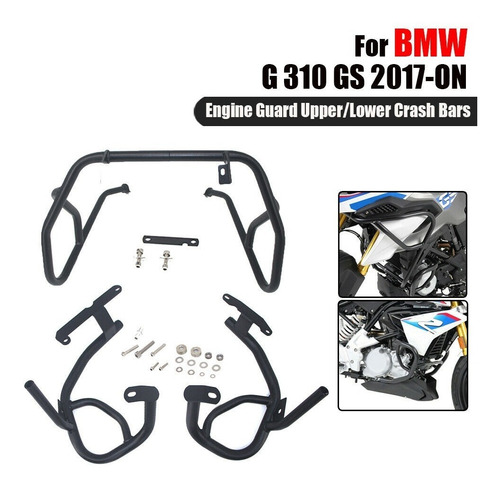 Imagen 2 de 10 de Defensas Bmw 310gs Alta Y Baja Defensa Moto 310 Gs
