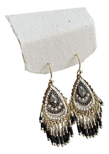 Pendientes Colgantes Con Borlas Para Mujer, Ideales Negro