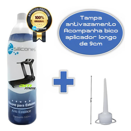 Silicone Lubrificante Antiestático Jac 500ml Próprio Esteira