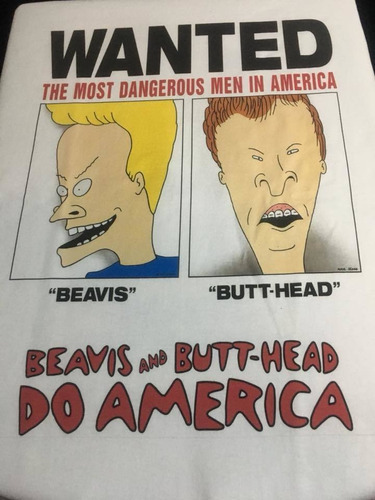 Beavis And Butthead Do America- Animacion - Polera- Cyco Rec